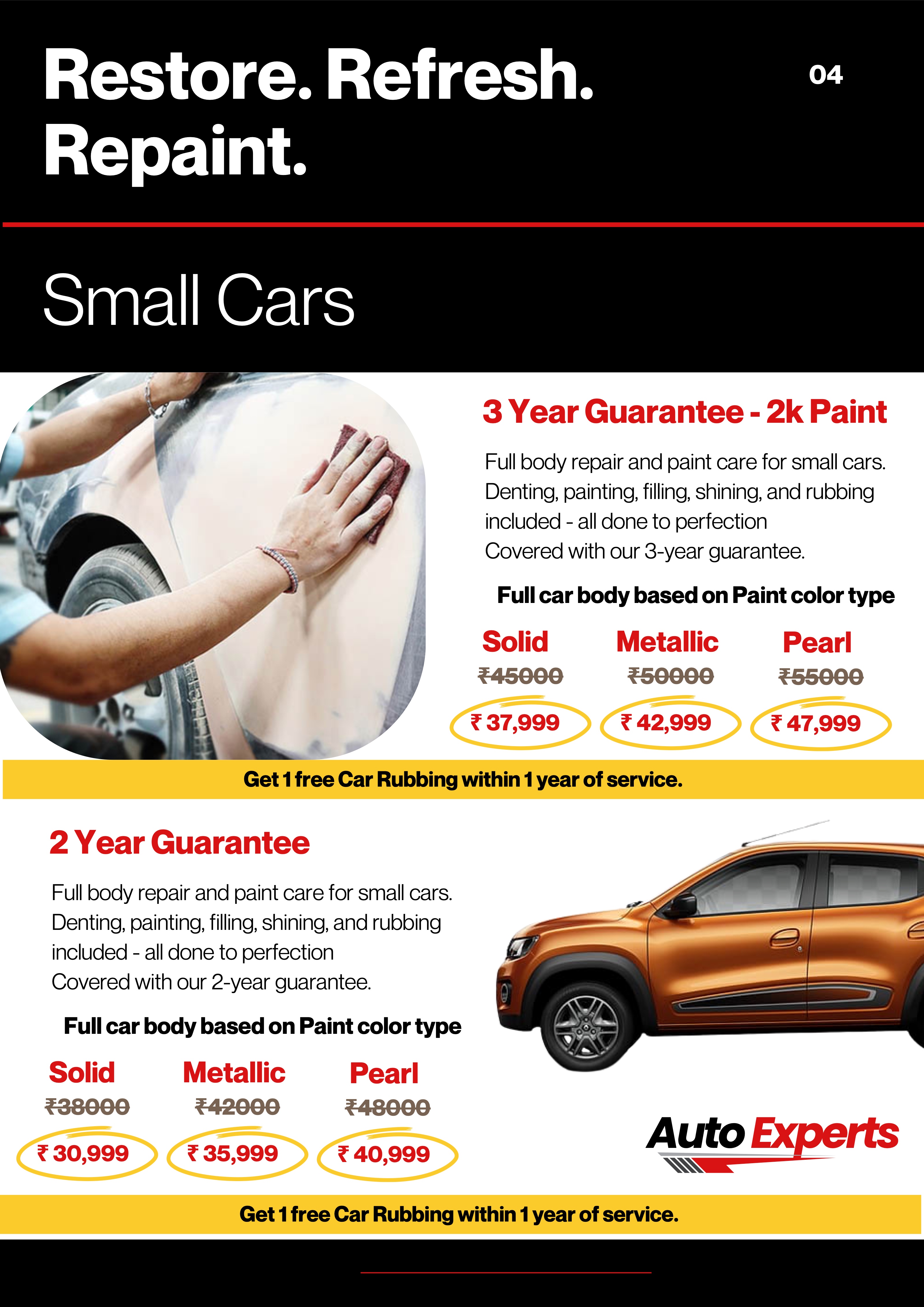 Full Repaint Packages page 1