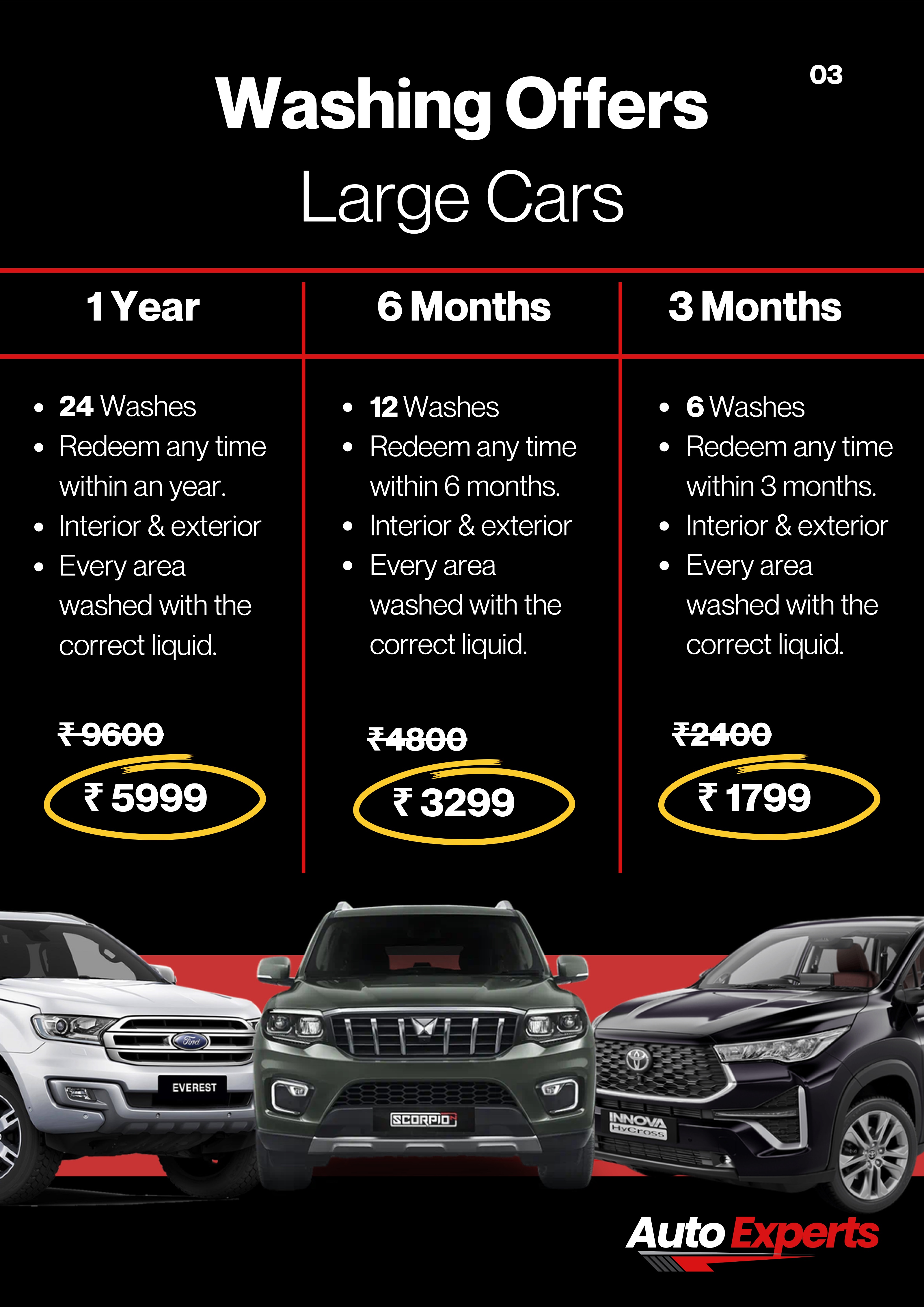 Washing Packages page 3
