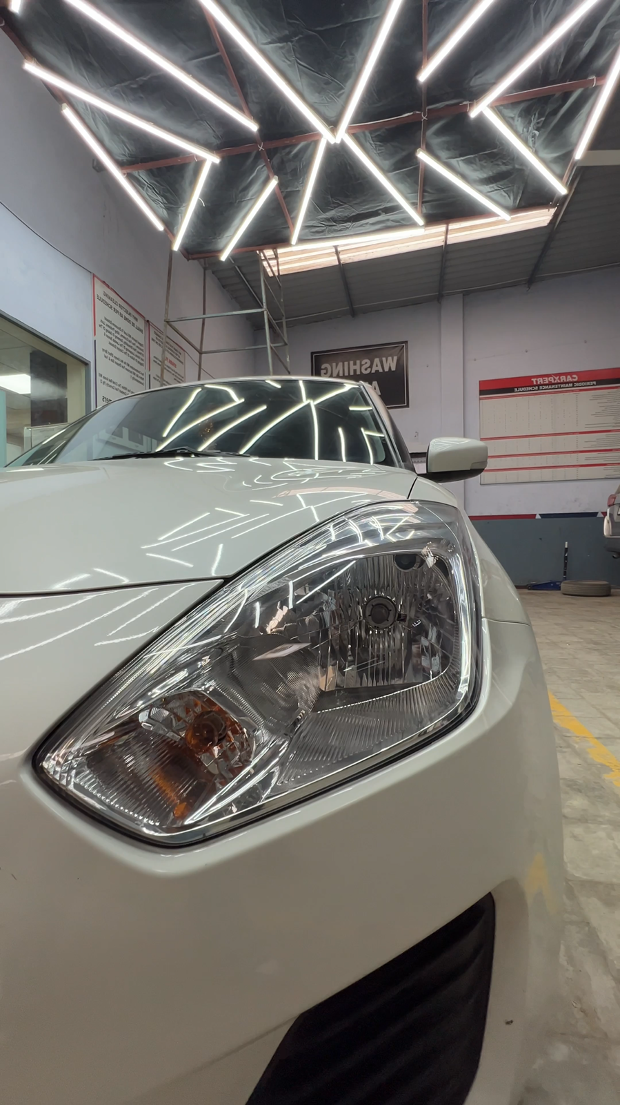 Mirror reshine project at Auto Experts